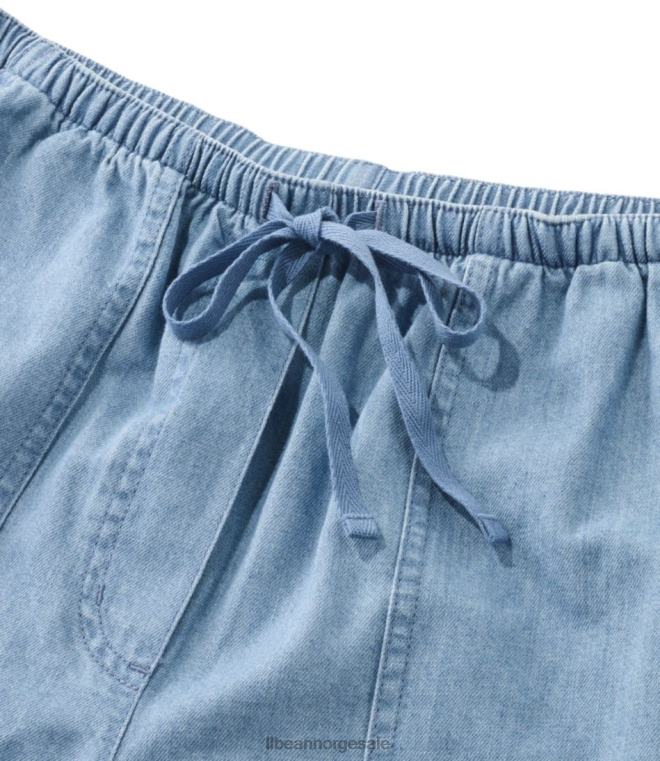 kvinner solvaskede shorts 24VDH3121 L.L.Bean klær middels vask