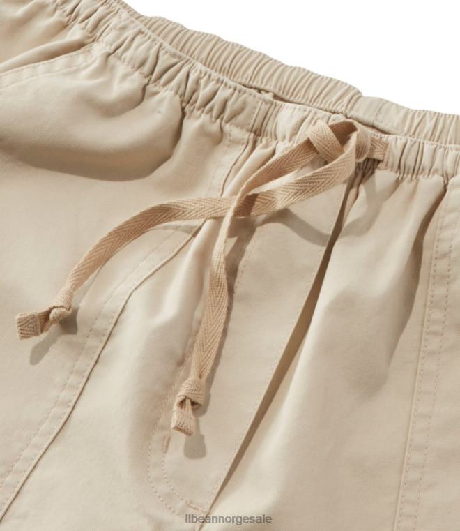 kvinner solvaskede shorts 24VDH4721 L.L.Bean klær antikk hvit
