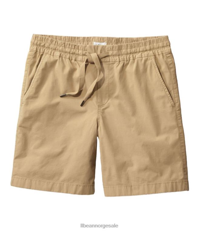 kvinner stretch ripstop pull-on shorts 24VDH216 L.L.Bean klær katahdin khaki