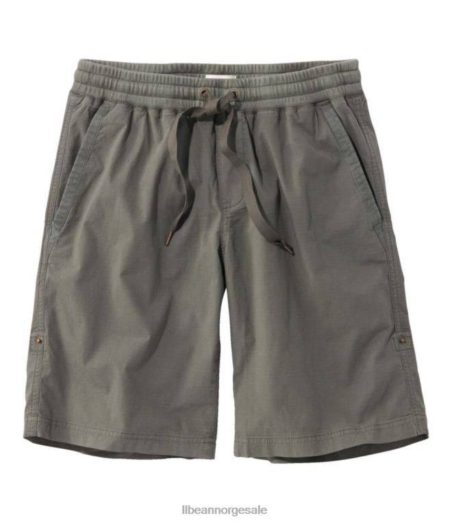 kvinner stretch ripstop pull-on shorts 24VDH225 L.L.Bean klær mørk taupe
