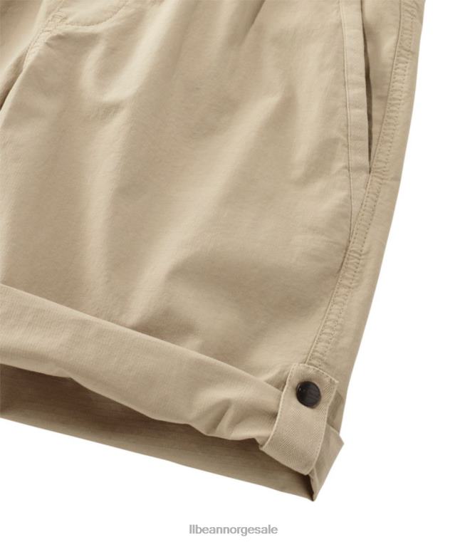 kvinner stretch ripstop pull-on shorts 24VDH225 L.L.Bean klær mørk taupe