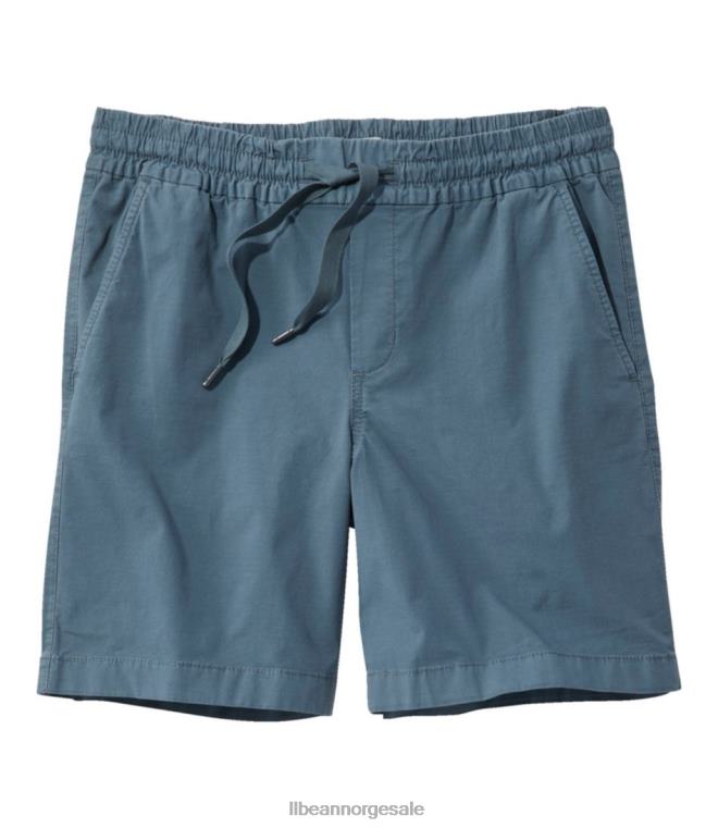 kvinner stretch ripstop pull-on shorts 24VDH4718 L.L.Bean klær rangeley blå