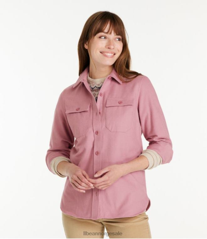 kvinner Heritage chamois skjorte 24VDH6996 L.L.Bean klær marinen
