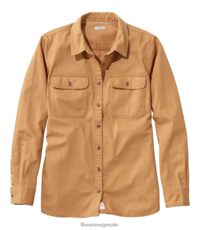 kvinner Heritage vasket denimskjorte 24VDH32 L.L.Bean klær bygg