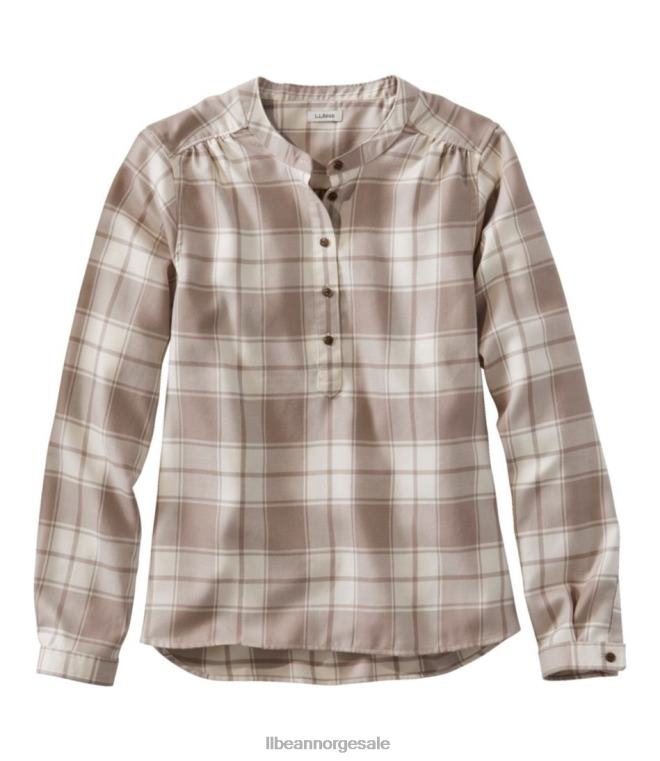 kvinner fjærmyk twillskjorte 24VDH3075 L.L.Bean klær hylle