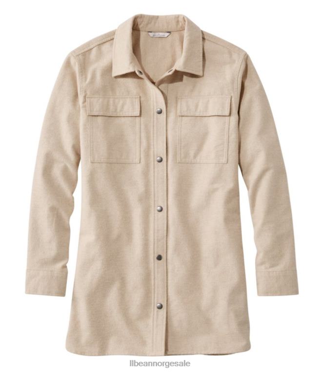 kvinner signatur pusseskjorte 24VDH574 L.L.Bean klær naturlig lyng