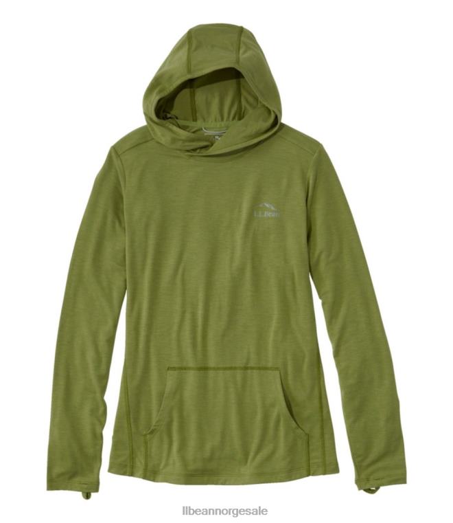 kvinner tropicwear komfort hettegenser 24VDH5258 L.L.Bean klær bregne