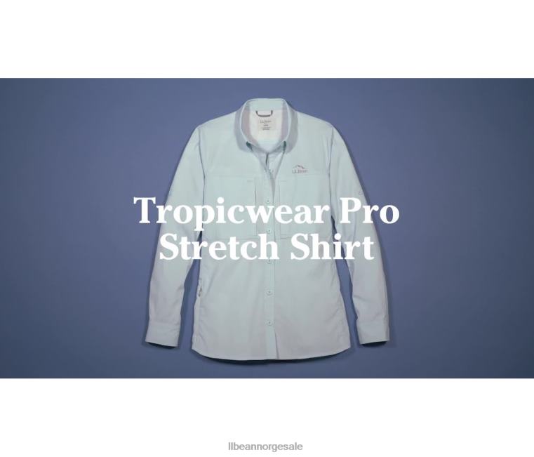 kvinner tropicwear pro stretch skjorte 24VDH3314 L.L.Bean klær himmellys