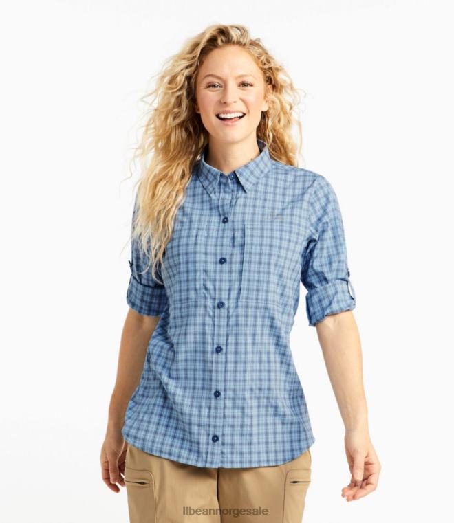 kvinner tropicwear pro stretch skjorte 24VDH3390 L.L.Bean klær solbelyst korall