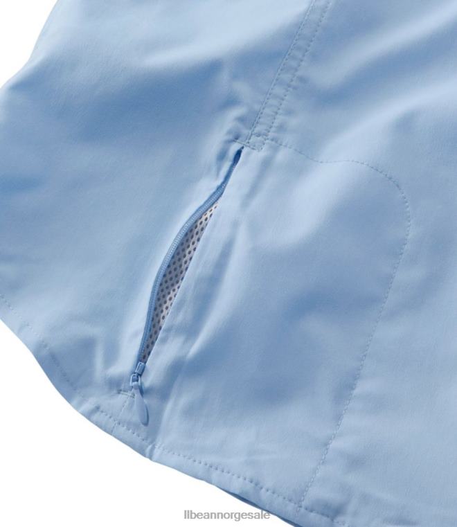 kvinner tropicwear skjorte 24VDH3159 L.L.Bean klær mineralblått