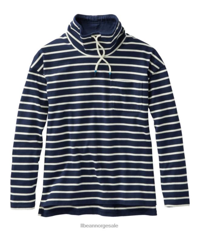 kvinner heritage mariner topp 24VDH5900 L.L.Bean klær klassisk marine/seilduk