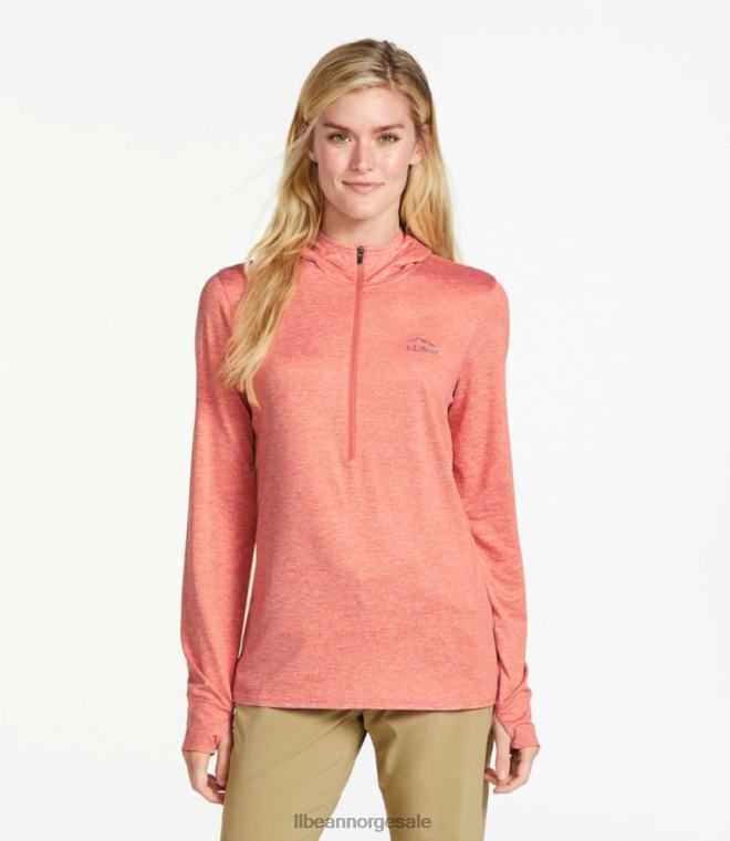 kvinner insect shield pro strikket hettegenser 24VDH4826 L.L.Bean klær sølv bjørk