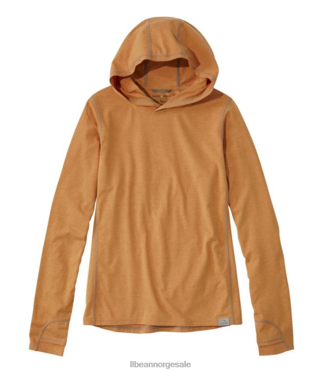 kvinner insekt skjold hettegenser 24VDH5236 L.L.Bean klær mørk rav