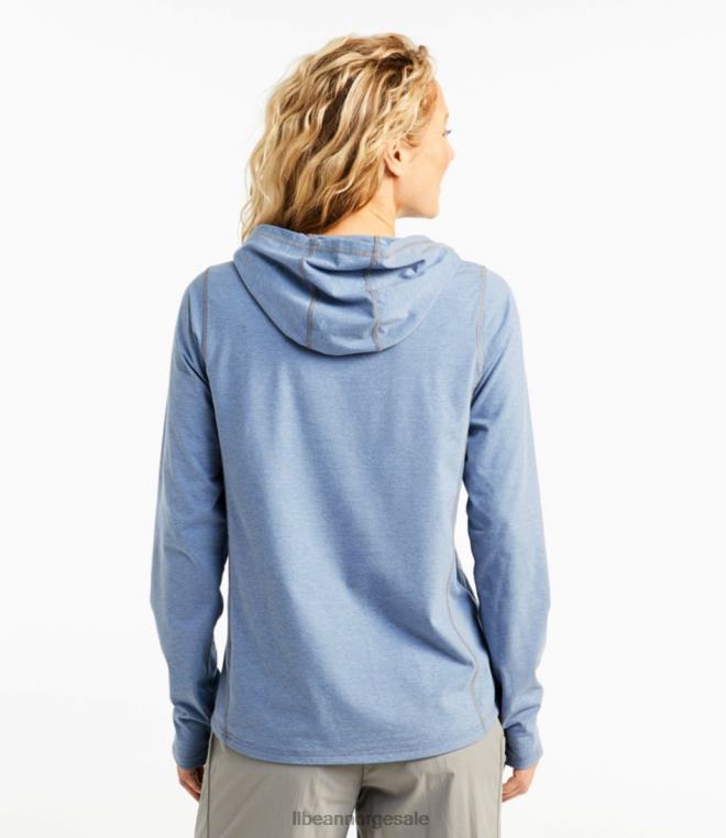 kvinner insekt skjold hettegenser 24VDH5236 L.L.Bean klær mørk rav