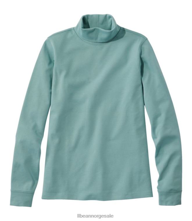 kvinner interlock turtleneck 24VDH75 L.L.Bean klær sjøfuru
