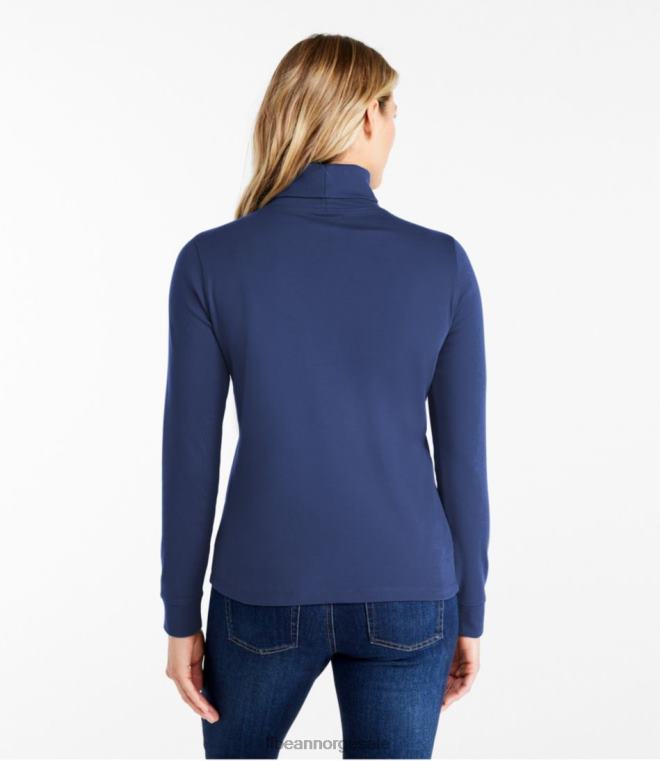 kvinner interlock turtleneck 24VDH75 L.L.Bean klær sjøfuru