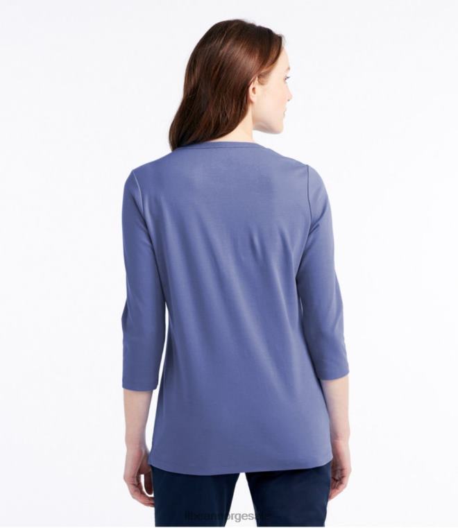 kvinner tee 24VDH2959 L.L.Bean klær svart