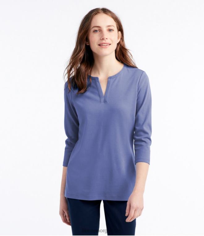 kvinner tee 24VDH34 L.L.Bean klær sjøfuru