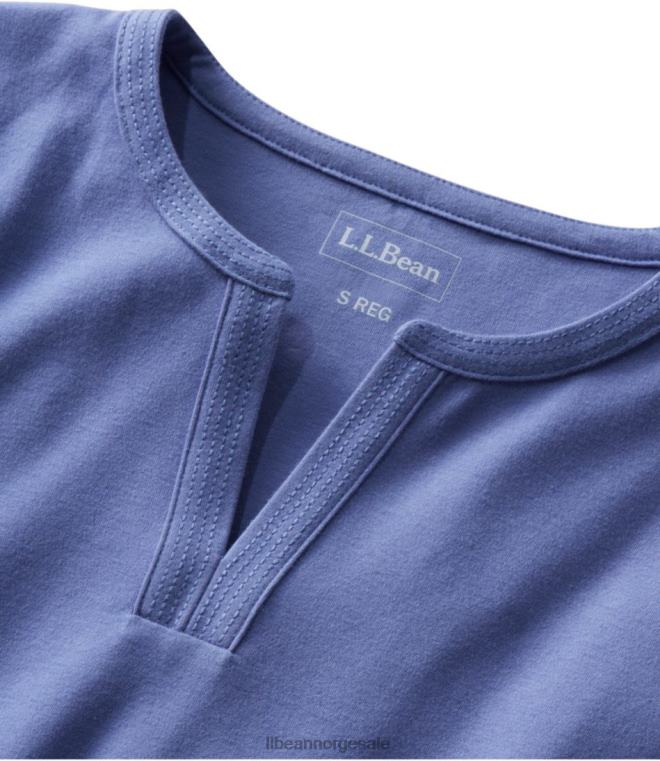 kvinner tee 24VDH4597 L.L.Bean klær dyp turkis