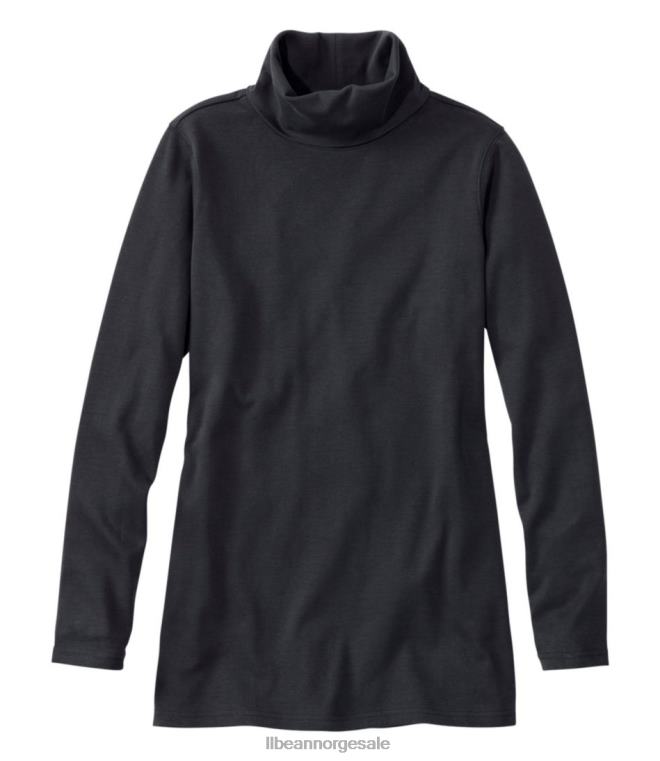 kvinner tee 24VDH6620 L.L.Bean klær svart