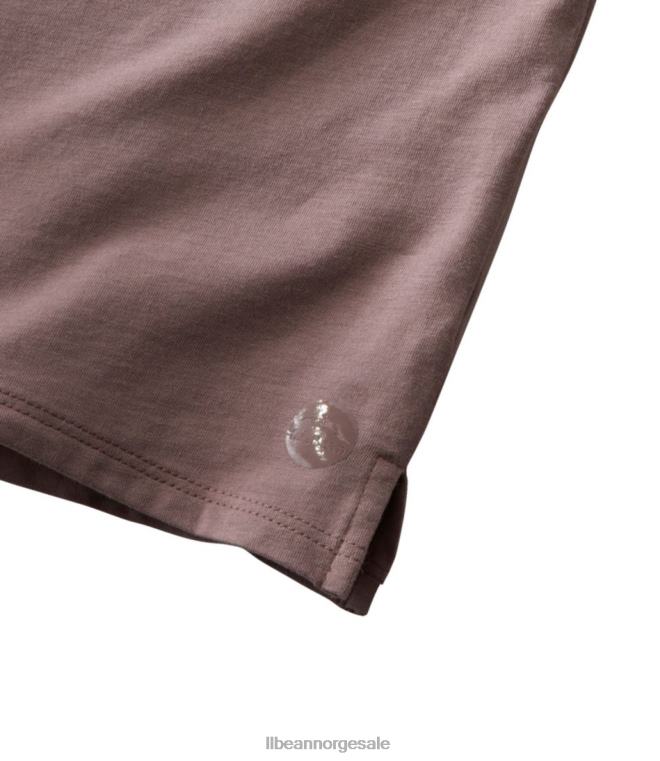 kvinner utover myk tee 24VDH6579 L.L.Bean klær midnatt svart