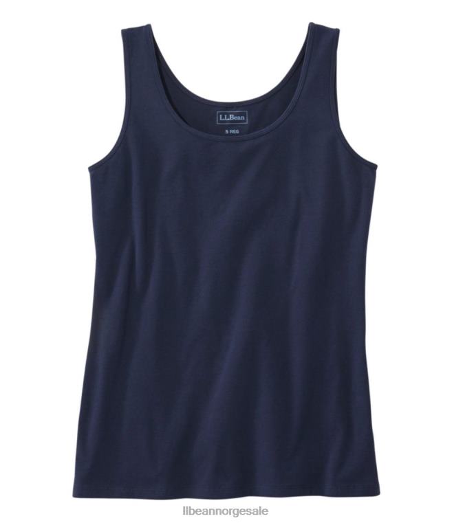kvinner lagdeling tank 24VDH10 L.L.Bean klær klassisk marine