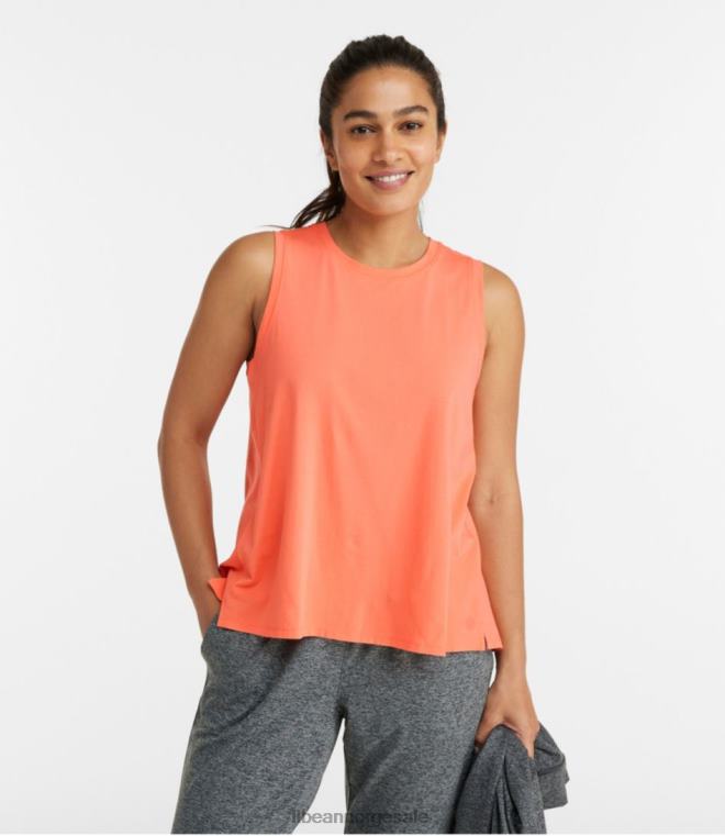 kvinner utover myk tank 24VDH242 L.L.Bean klær villaks