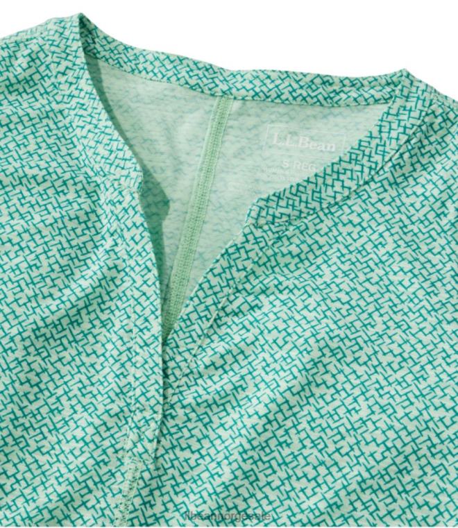 kvinner vannkanten tank 24VDH4776 L.L.Bean klær sitrusgrønn camo