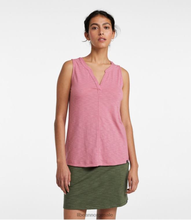 kvinner vannkanten tank 24VDH697 L.L.Bean klær dyp korall