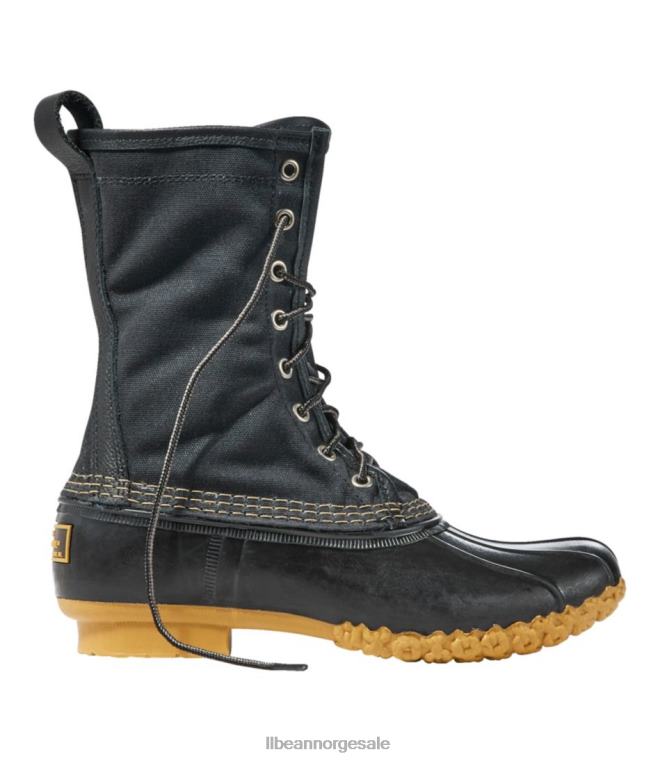 kvinner signatur maine jaktsko i vokset lerret 24VDH1195 L.L.Bean fottøy svart