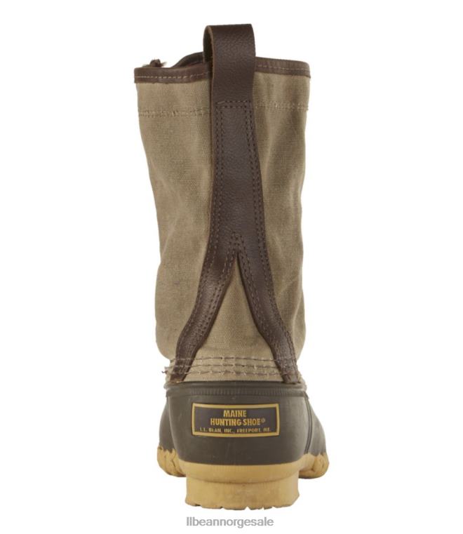 kvinner signatur maine jaktsko i vokset lerret 24VDH3836 L.L.Bean fottøy myrbrun/brun