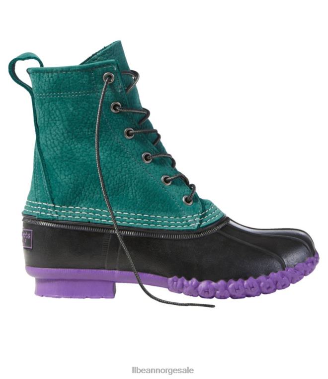 kvinner støvler 24VDH3801 L.L.Bean fottøy varm blågrønn/svart/lys lilla