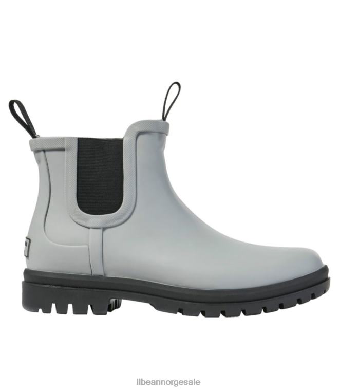 kvinner robuste chelsea-støvler 24VDH3756 L.L.Bean fottøy grå rullestein/svart