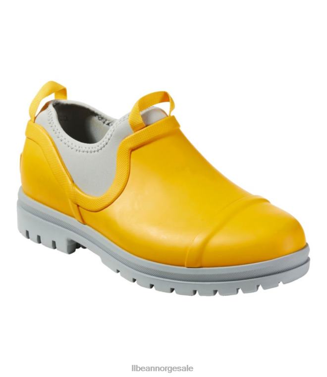 kvinner robuste gummisko 24VDH979 L.L.Bean fottøy elvestein/sølvsand