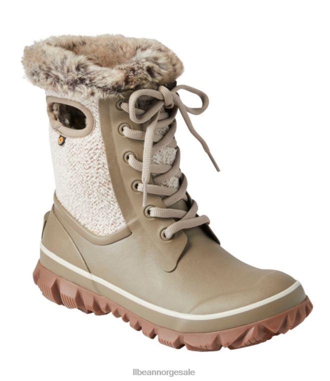 kvinner myr arcata koselige chevron støvler 24VDH1175 L.L.Bean fottøy taupe