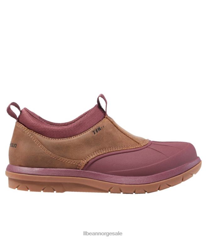 kvinner storm chaser 5 slip-ons 24VDH5178 L.L.Bean fottøy sal/burgunder