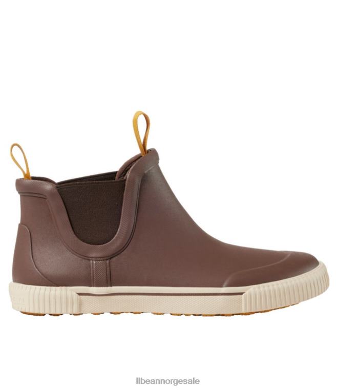 kvinner wellie sports gummistøvler chelsea 24VDH3821 L.L.Bean fottøy mørk kakao