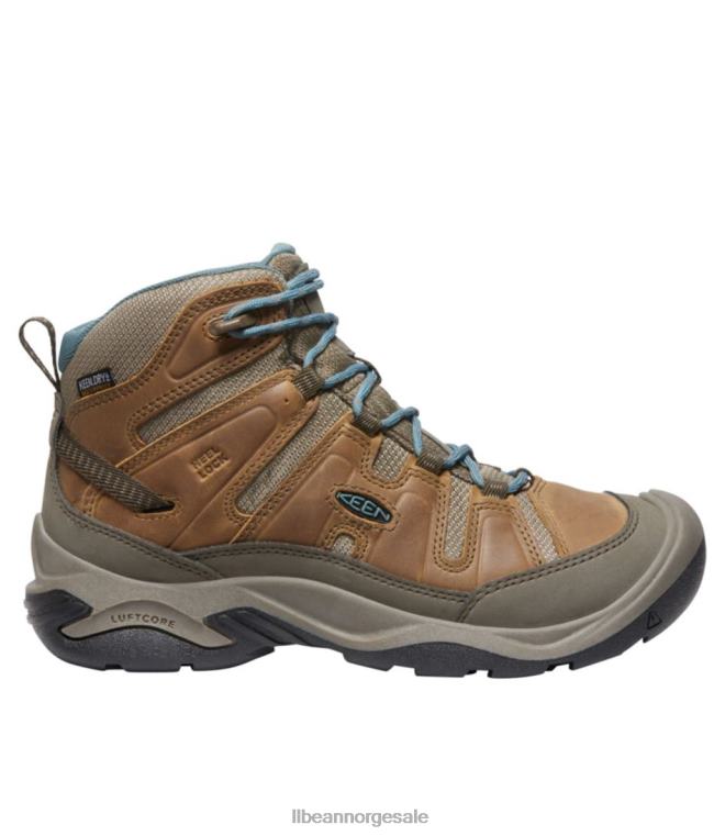 kvinner keen circadia vanntette tursko 24VDH1108 L.L.Bean fottøy ristet kokos/nord-atlanterhavet