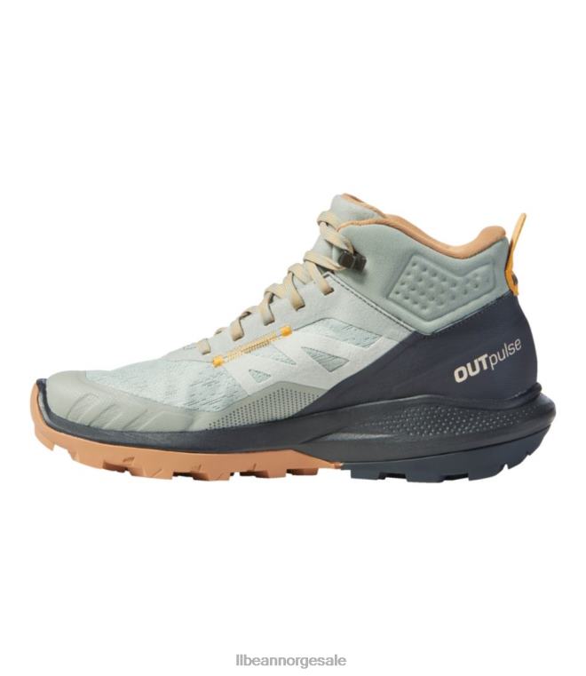 kvinner salomon outpulse gore-tex tursko 24VDH5216 L.L.Bean fottøy smijern/ibenholt/flammende oransje