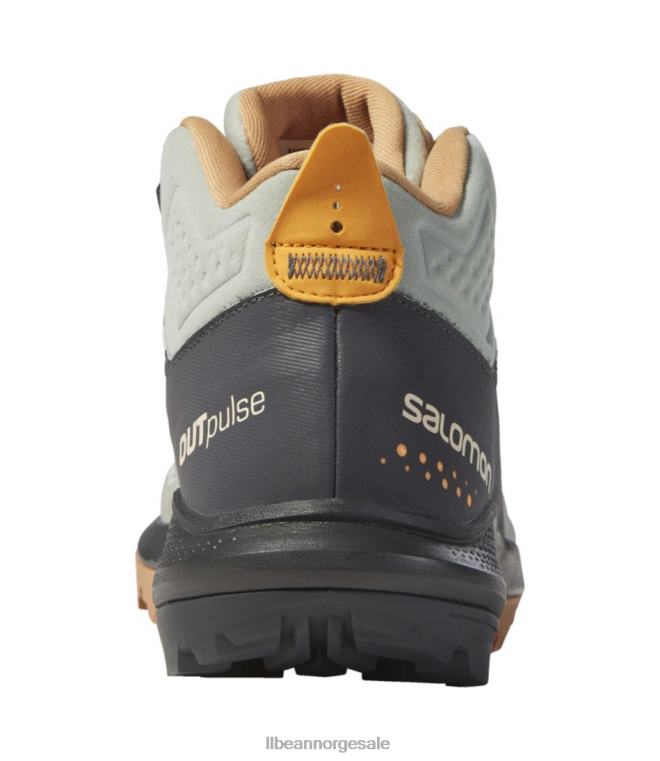 kvinner salomon outpulse gore-tex tursko 24VDH5216 L.L.Bean fottøy smijern/ibenholt/flammende oransje