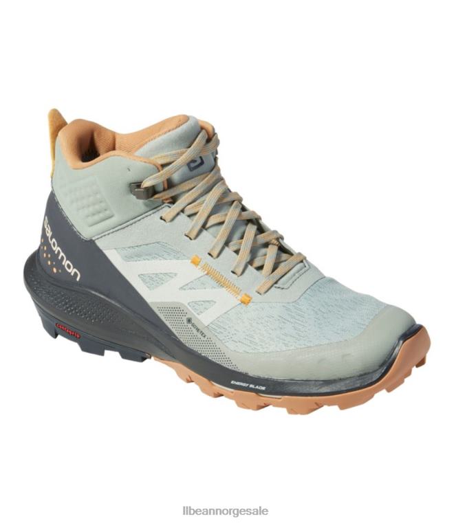 kvinner salomon outpulse gore-tex tursko 24VDH5216 L.L.Bean fottøy smijern/ibenholt/flammende oransje