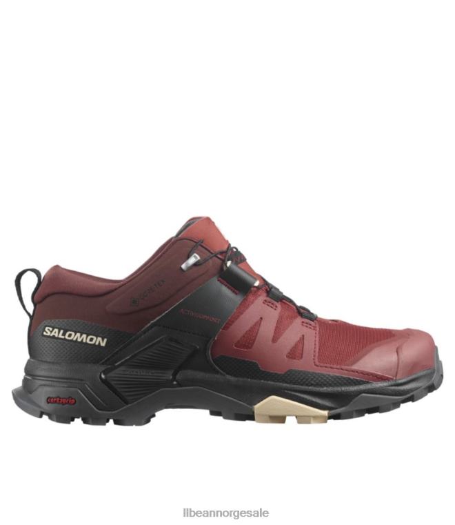 kvinner salomon x ultra 4 gore-tex tursko 24VDH3840 L.L.Bean fottøy madder brun/svart/bleket sand