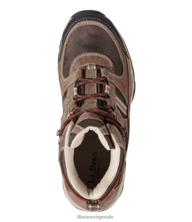 kvinner sti modell 4 tursko 24VDH1030 L.L.Bean fottøy mørk sement/brun