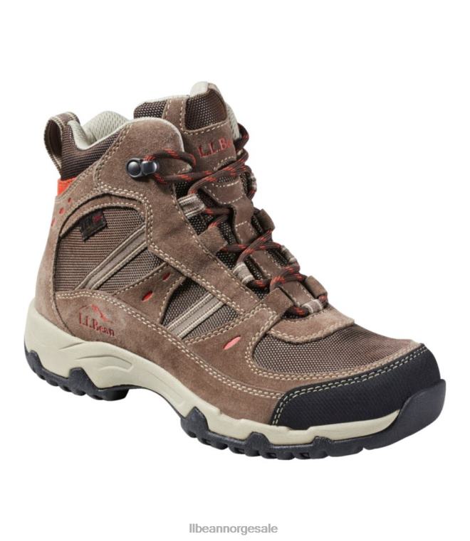 kvinner sti modell 4 tursko 24VDH1030 L.L.Bean fottøy mørk sement/brun