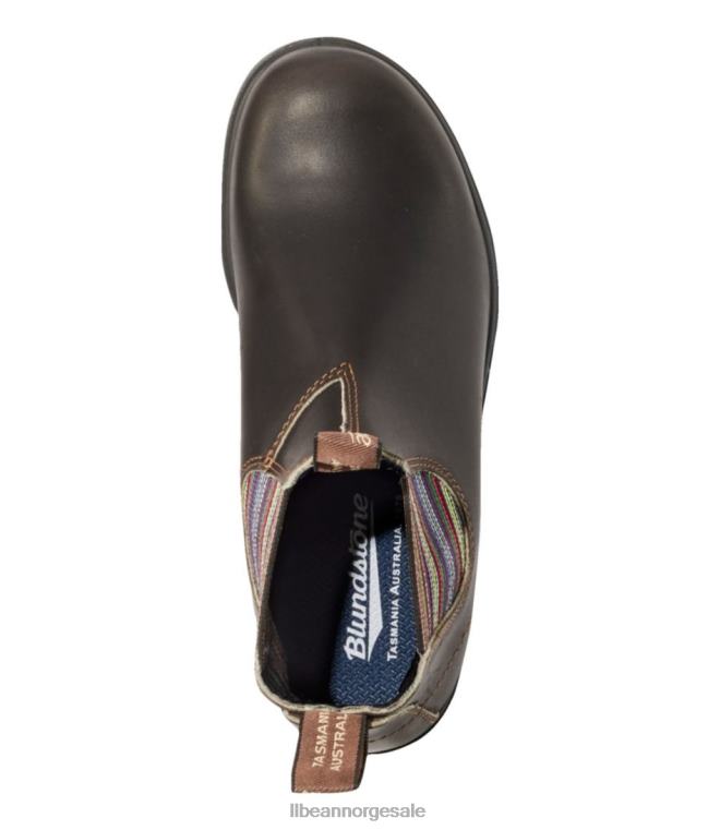 kvinner blundstone 500 chelsea støvler 24VDH1156 L.L.Bean fottøy brun multi