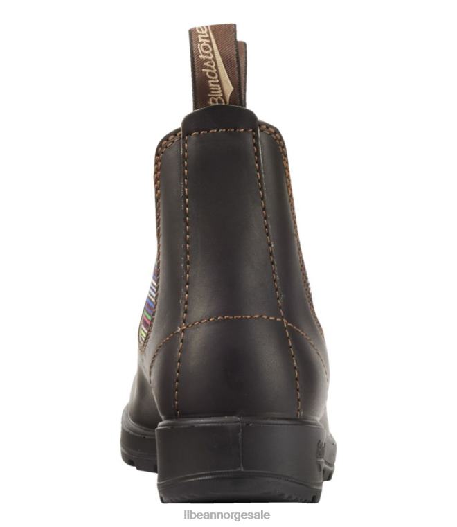 kvinner blundstone 500 chelsea støvler 24VDH1156 L.L.Bean fottøy brun multi