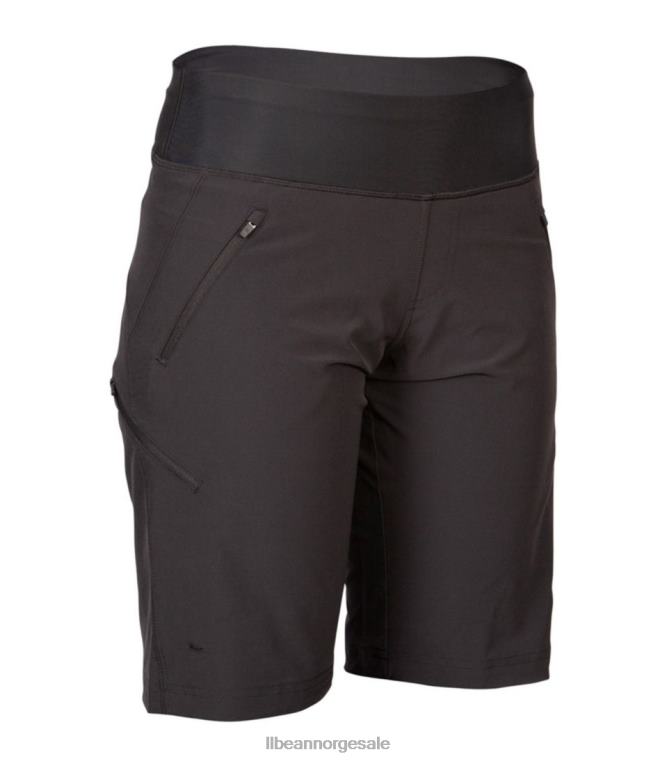 kvinner zoic navaeh strikket midje mtb kort med liner 24VDH3541 L.L.Bean klær svart
