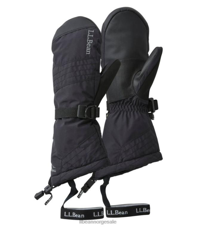 kvinner gore-tex primaloft skivotter 24VDH658 L.L.Bean tilbehør svart