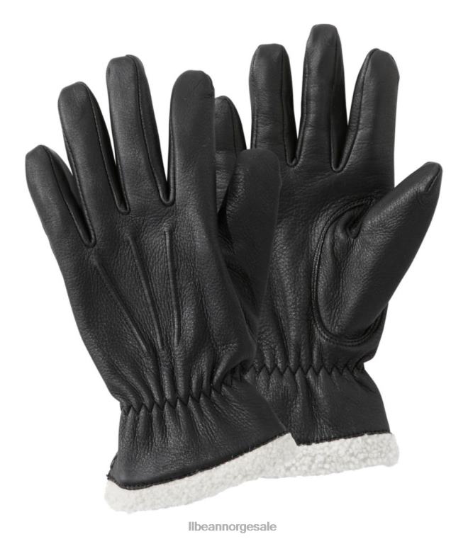 kvinner hjorteskinnshanske 24VDH3465 L.L.Bean tilbehør svart