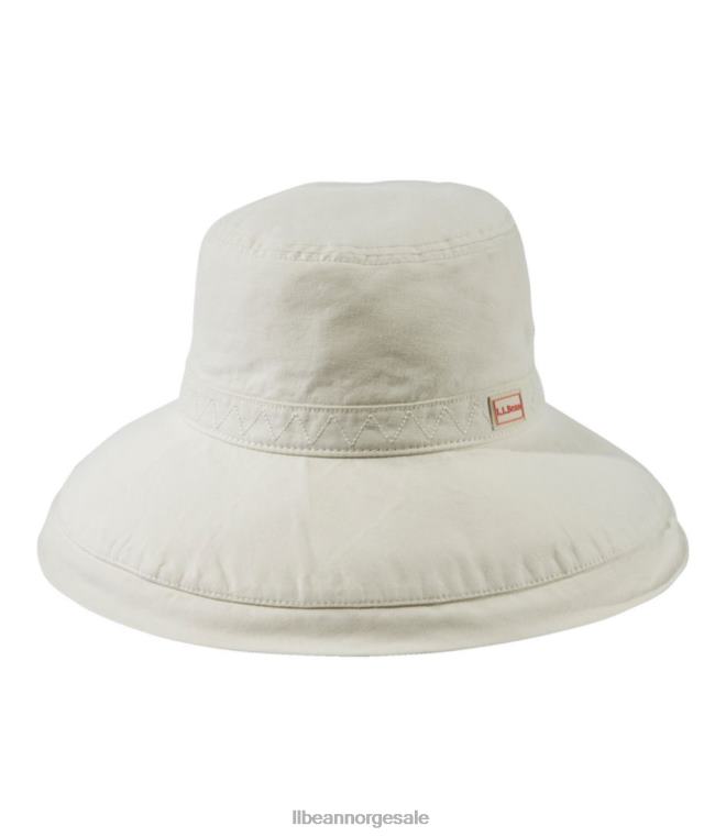 kvinner bøttehatt med bred brem 24VDH3533 L.L.Bean tilbehør sølv bjørk
